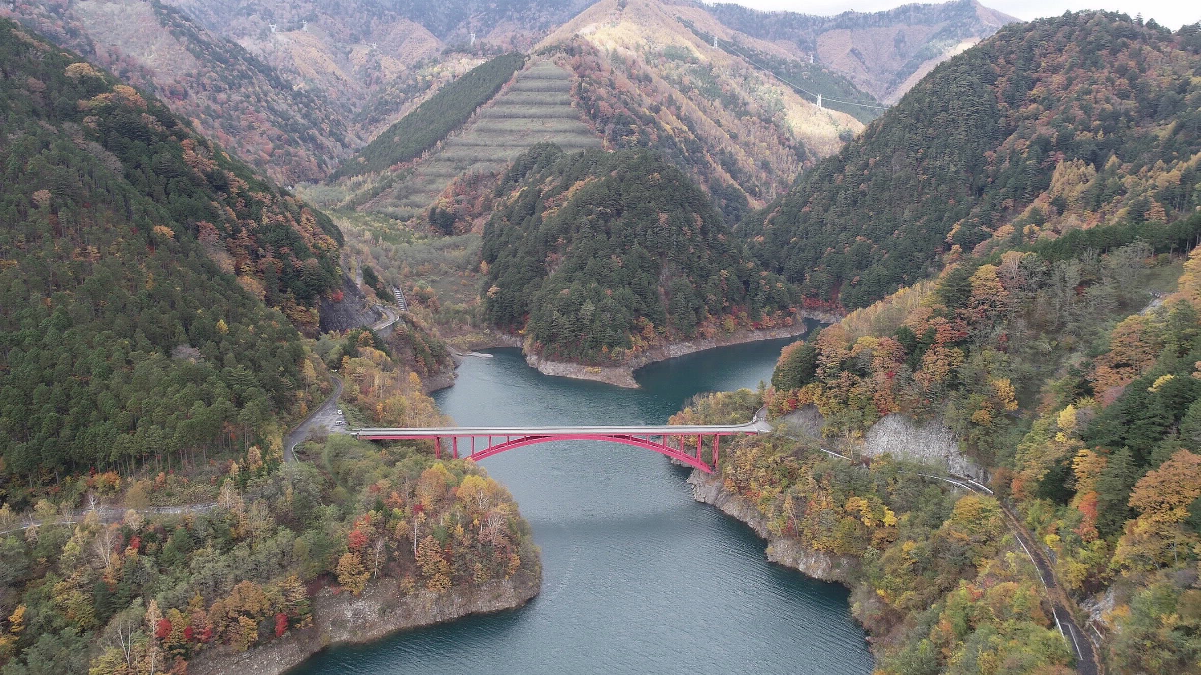 味噌川ダム（奥木曽湖）周辺